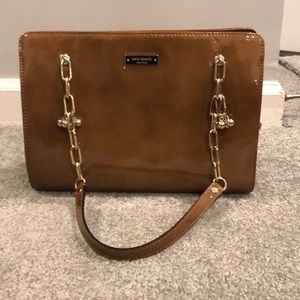Kate Spade Patent Leather Chain Bag Purse Pocketbk
